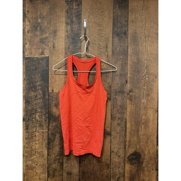 Lululemon Tops - Lululemon Swiftly Tech Racer Back Orange Red Size 4 EUC